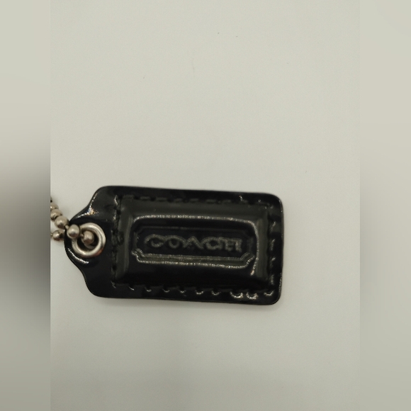 Coach Black Patent Leather Key Holder - Picture 2 of 3